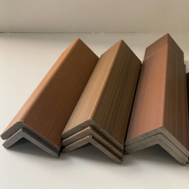 قیمت کارخانه WPC لوازم جانبی بیرونی گوشه ای خط گوشه ای پوشش زاویه نوار برای سقف بیرونی و پانل دیوار