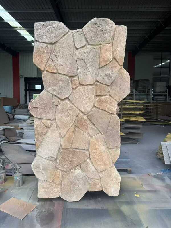 پانل های دیواری بیرونی مدرن پلی اورتان PU سنگ مصنوعی کشت سنگ سبک سنگ مصنوعی سنگ مرمر