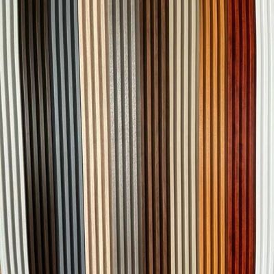 پنل دیواری ضد آب wpc pvc فیلم چوب پلاستیک wpc سقف سلاخ پوششی پنل دیواری داخلی