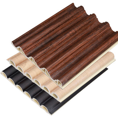 کارخانه دکوراسیون داخلی چوب پلاستیک کامپوزیت پوشش PVC پوشش دیوار فلوئید Wpc پانل دیوار داخلی