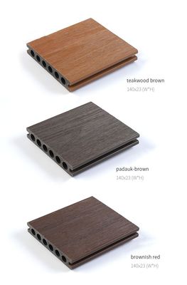 کاشی های بیرونی WPC 3D چوب چوبی پلاستیکی ترکیبی برای باغ