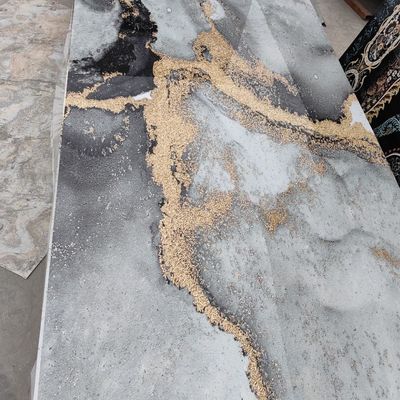 فوم PVC با چگالی بالا 1220 * 2440 سنگ مرمر ورق PVC UV پنبه UV