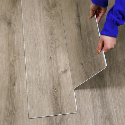 5mm ضد آب با هم متصل 4mm مواد بیگانه وینیل سنگ مرمر سخت هسته هایبرید کف Spc کلیک کف
