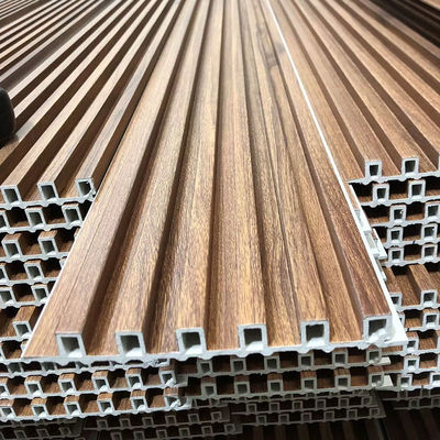 چوب جایگزین پانل فلوت Wpc پانل دیوار داخلی 3D پانل دیوار Wpc