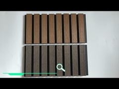 پانل دیواری فلوت پوششی چوب پلاستیک کامپوزیت WPC پانل دیواری سقف چوب لایه دار