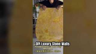 پانل های دیواری سنگ نرم انعطاف پذیر نصب آسان DIY